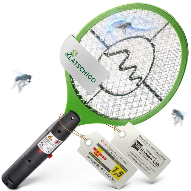 gardigo-klatschigo-elektrische-fliegenklatsche-mit-hochspannungsgitter image 1