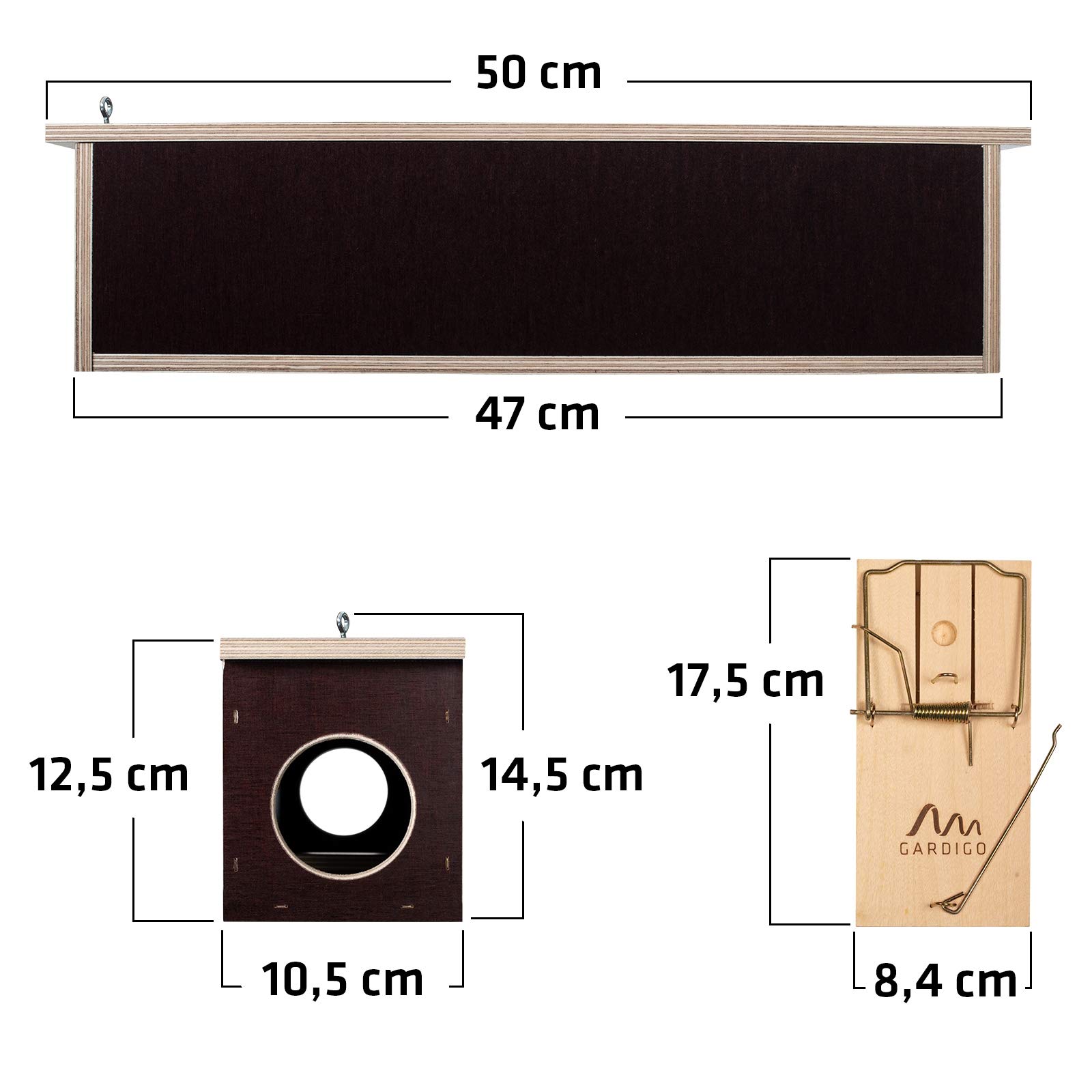 gardigo-m-use-feind-rattenfallen-box-holz-mit-2-fallen image 2