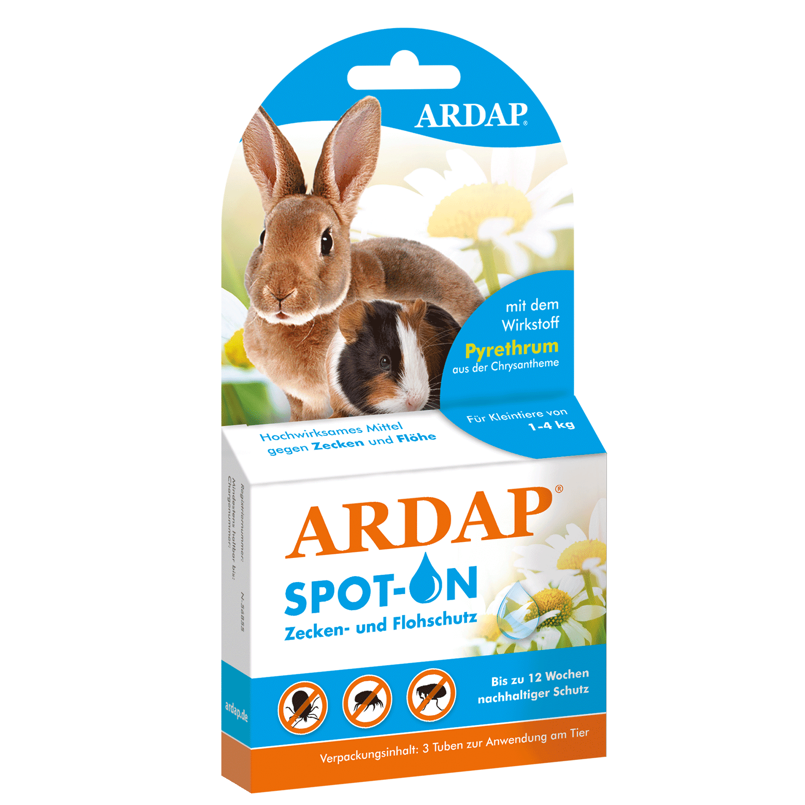 ardap-repell-spot-on-kleintiere-nager-3-tuben-pyrethrum image 1