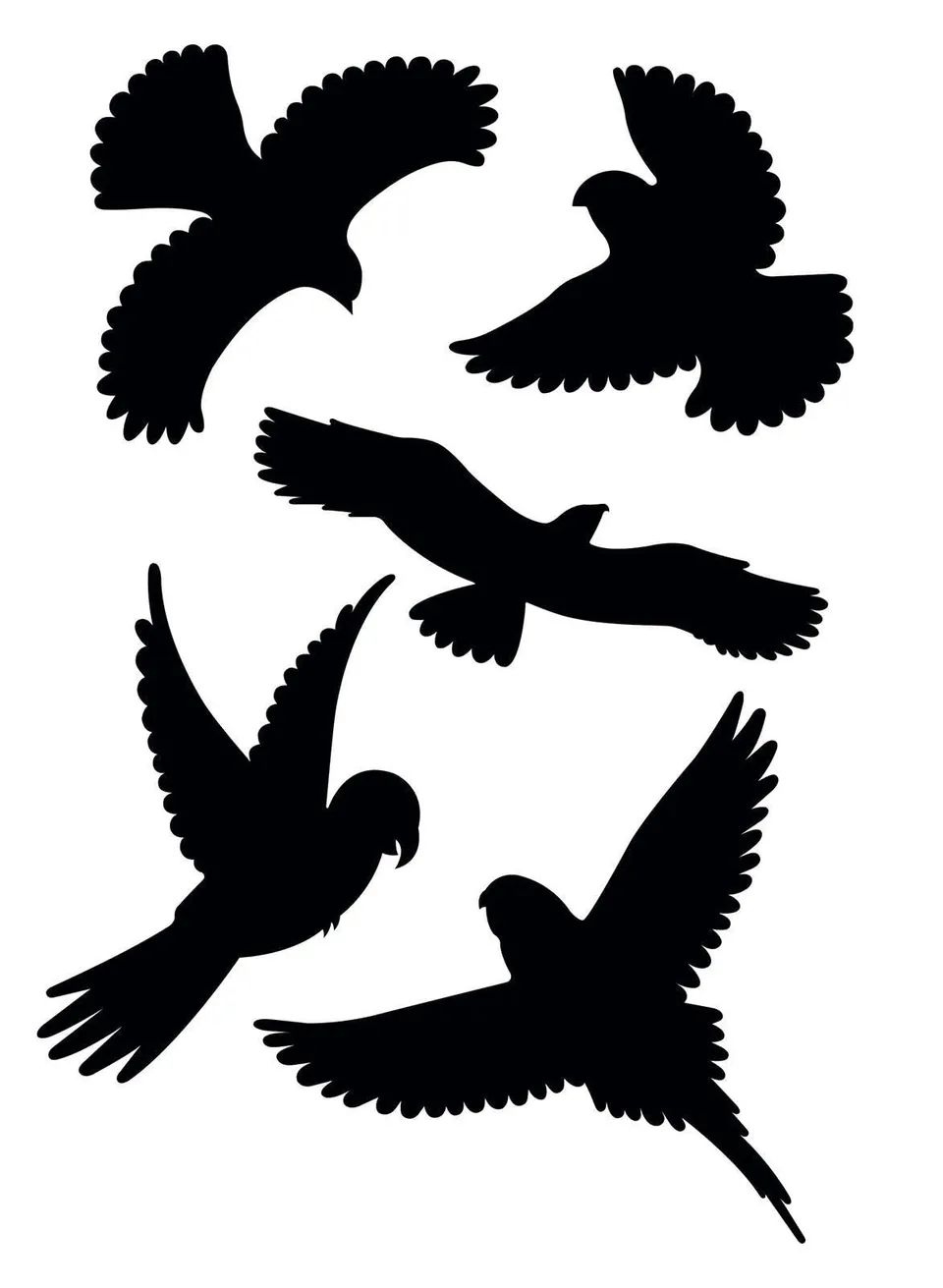 gardigo-vogel-frei-vogelabwehr-aufkleber-schwarz-5-st-ck image 1