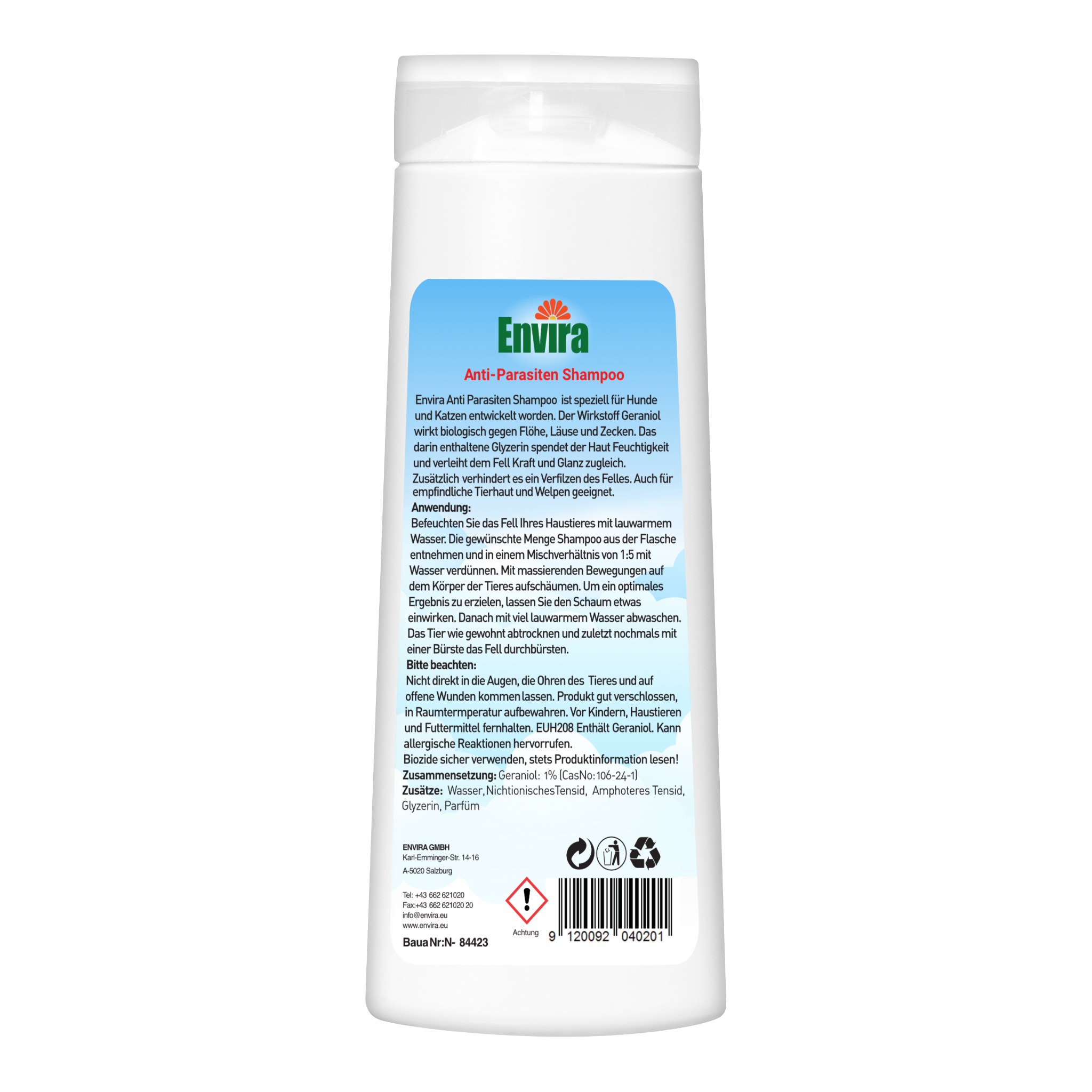 envira-vet-anti-parasiten-shampoo-hund-katze-400ml-mit-geraniol image 2