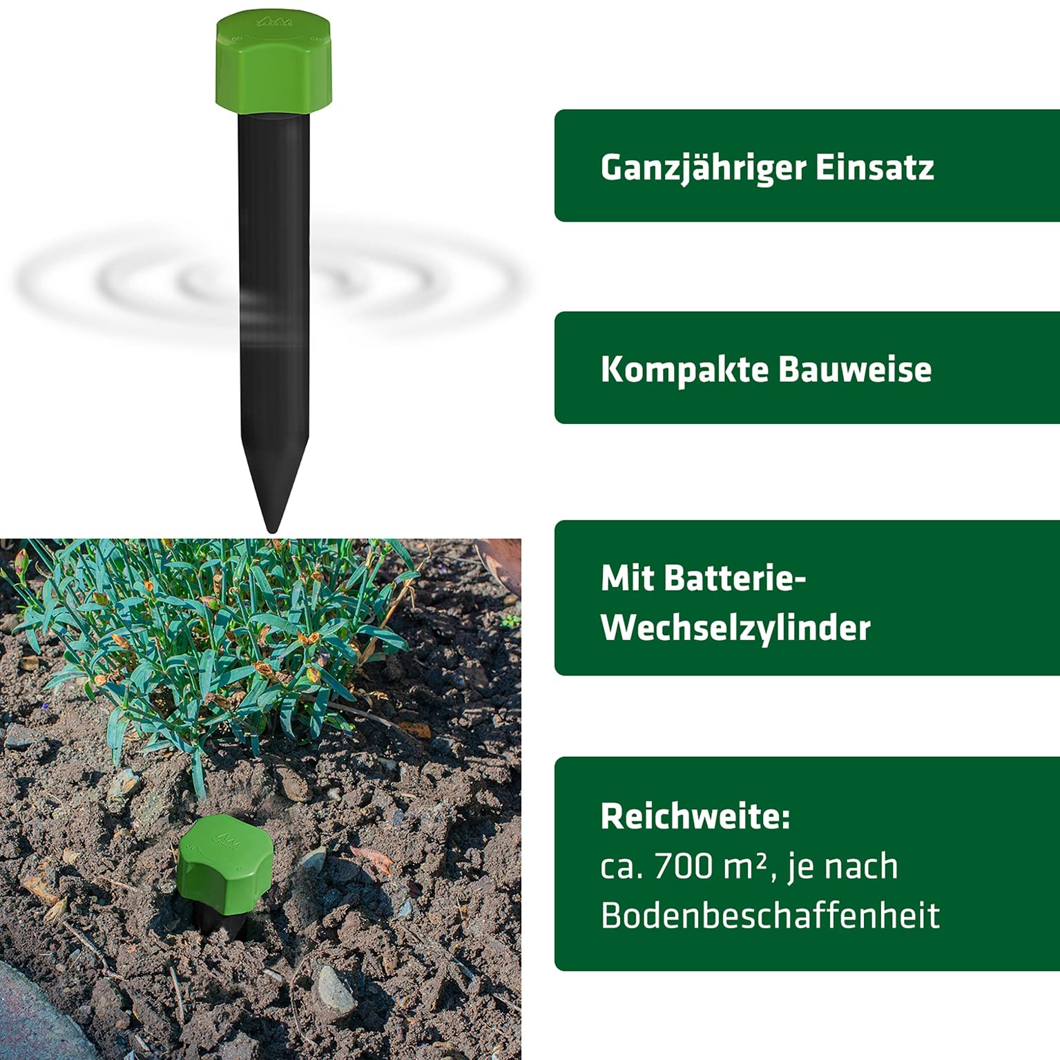 gardigo-m-use-feind-maulwurf-vertreiber-batterie-4er-set-400-hz image 2