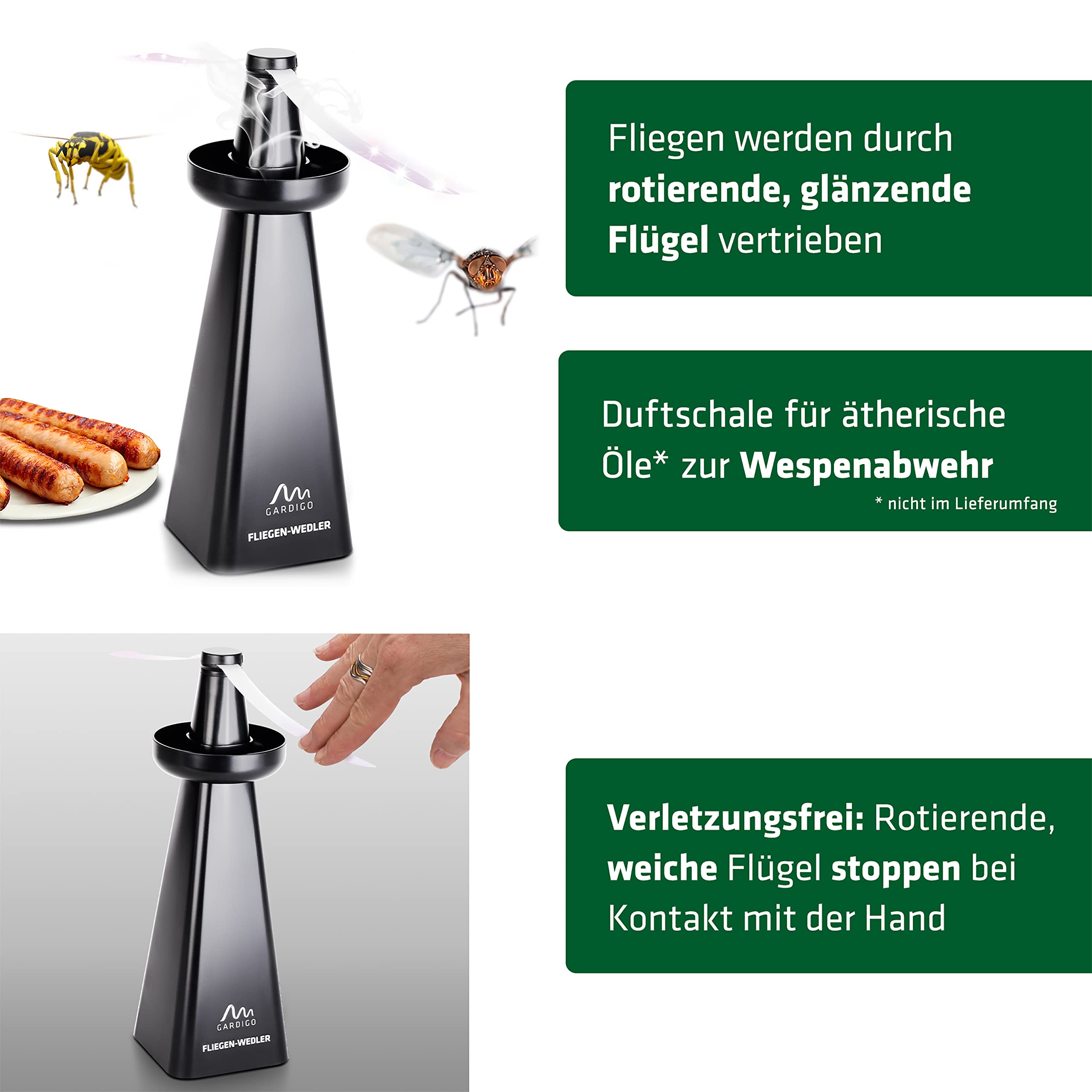 gardigo-wespenwedler-fliegenwedler-mit-duftschale-batteriebetrieben image 2