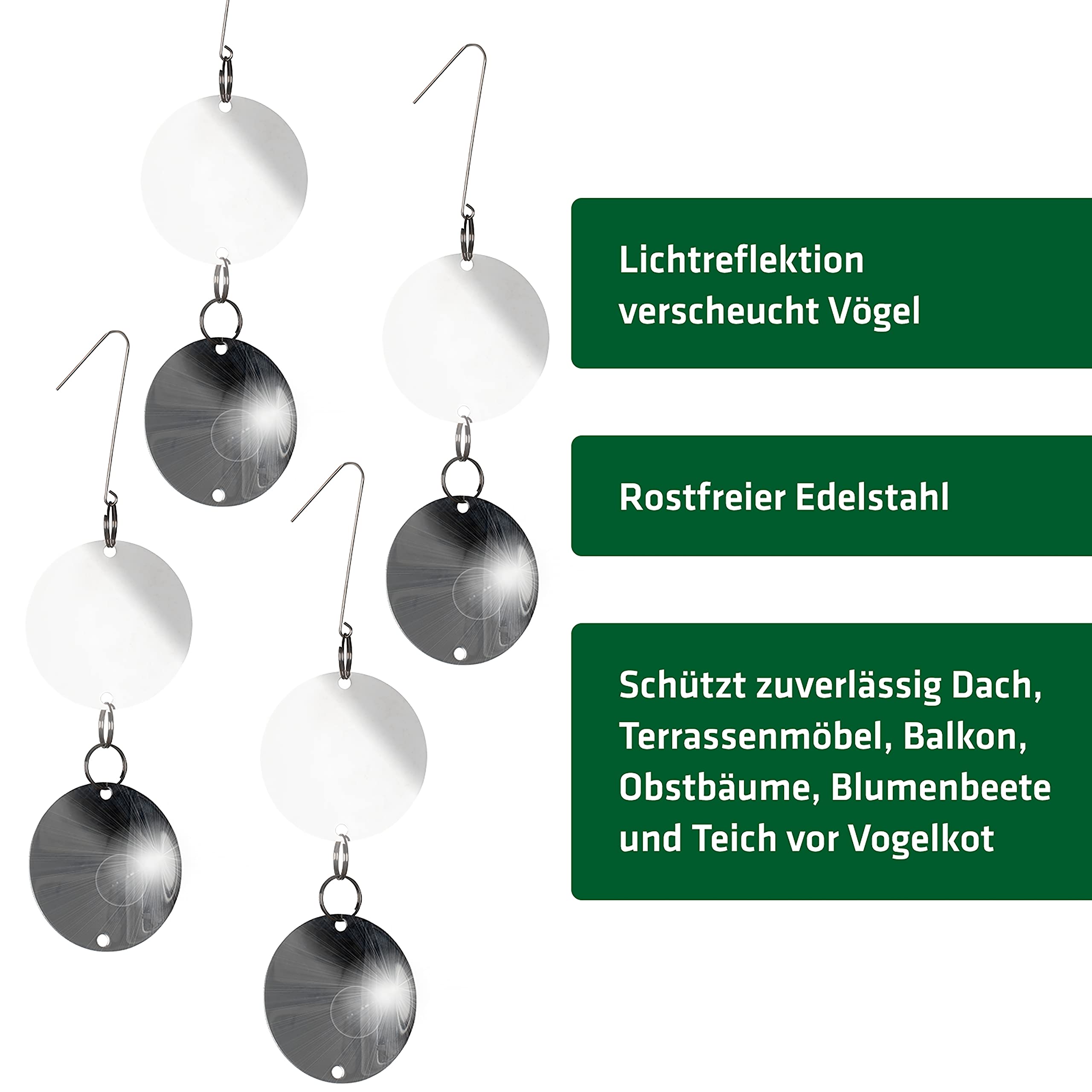 gardigo-vogel-frei-reflektoren-4er-set-vogelabwehr-edelstahl image 2