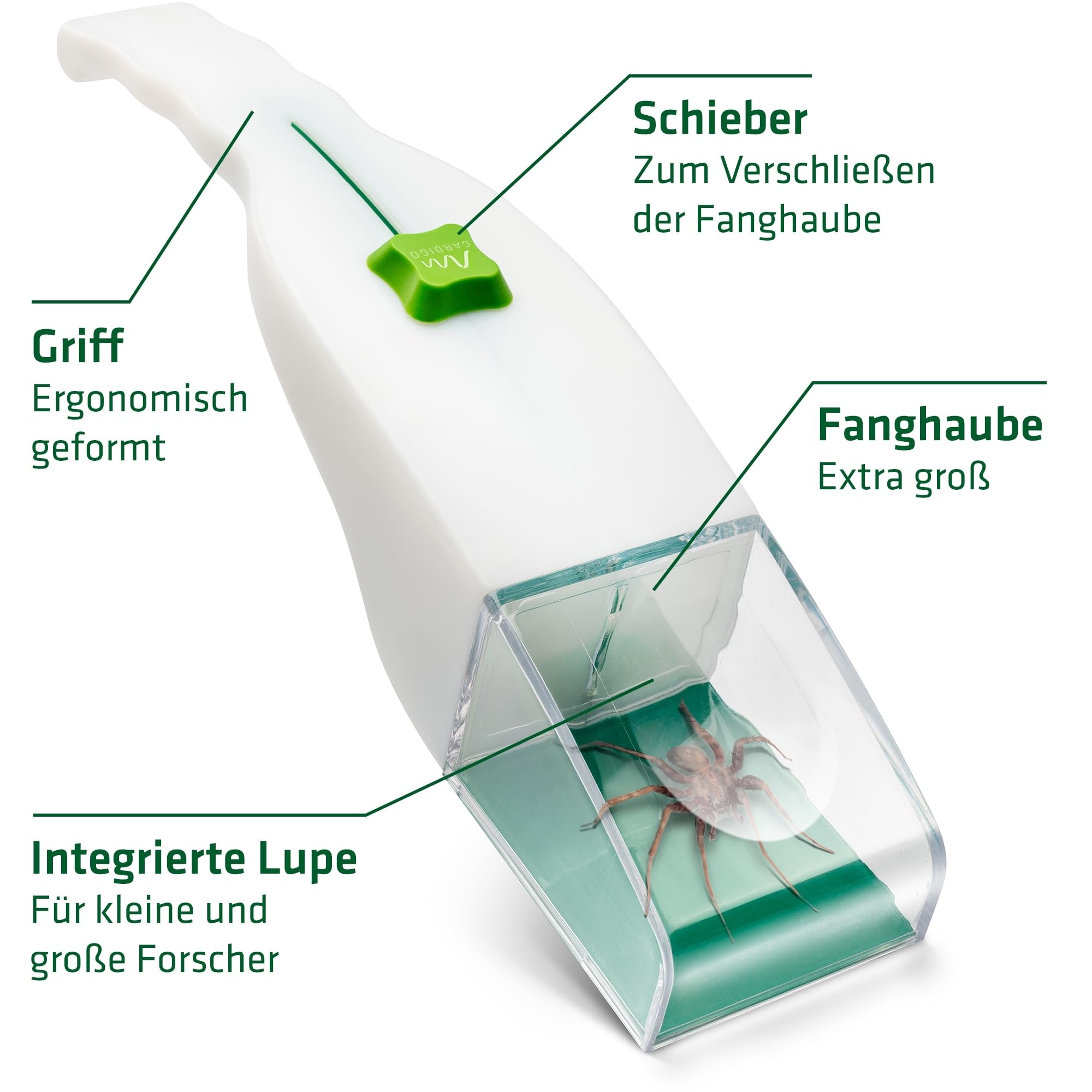 gardigo-m-use-feind-insektenf-nger-xxl-mit-lupe-37cm-spinnenf-nger image 4