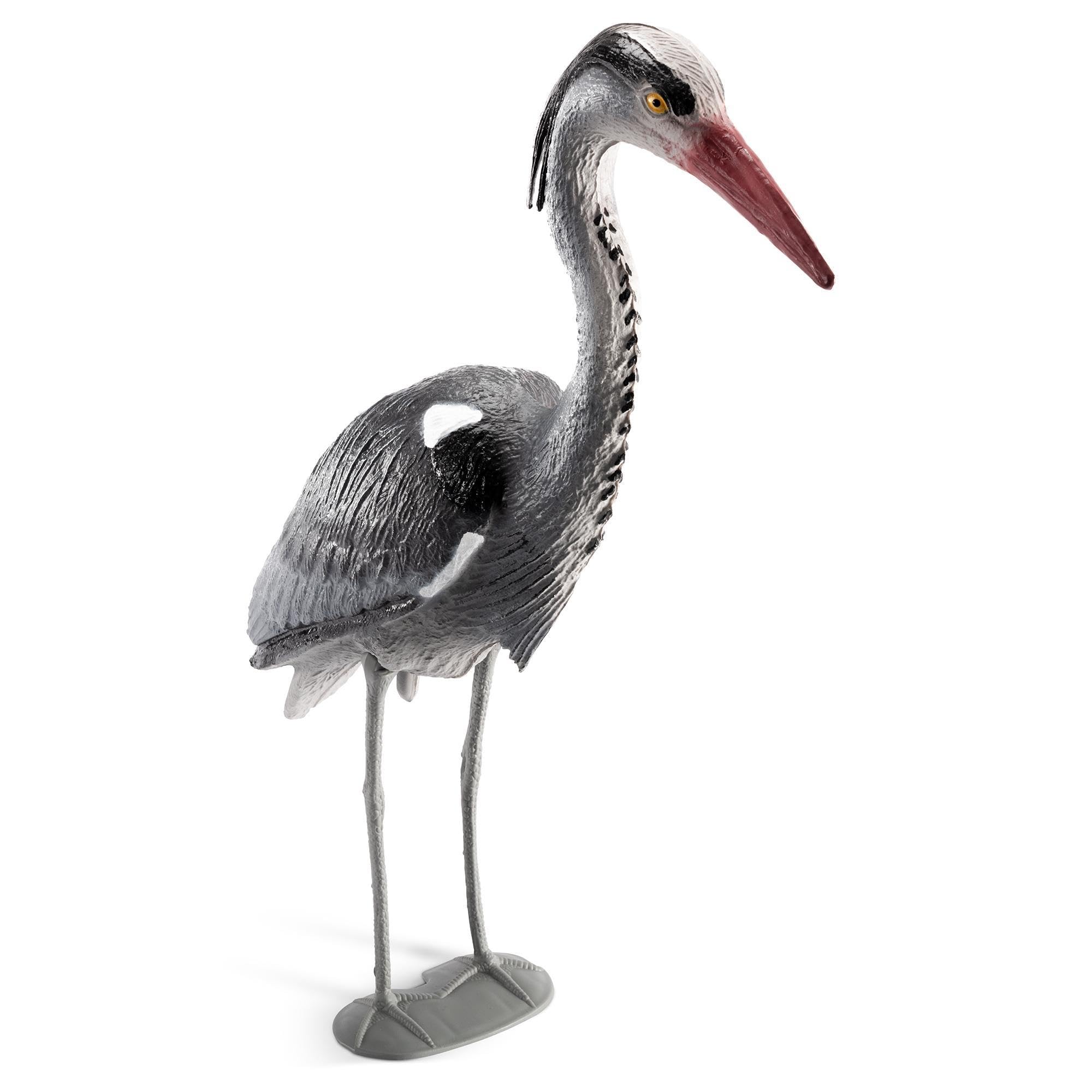 gardigo-vogel-frei-fischreiher-figur-teichdeko-mit-erdspie image 1