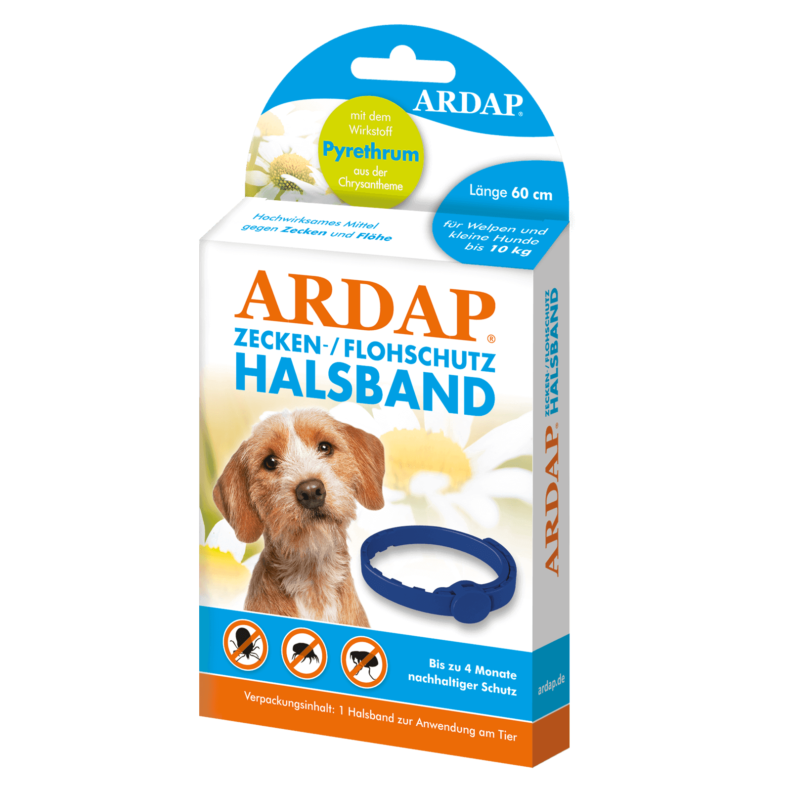 ardap-repell-zecken-flohhalsband-f-r-hunde-klein-pyrethrum image 2
