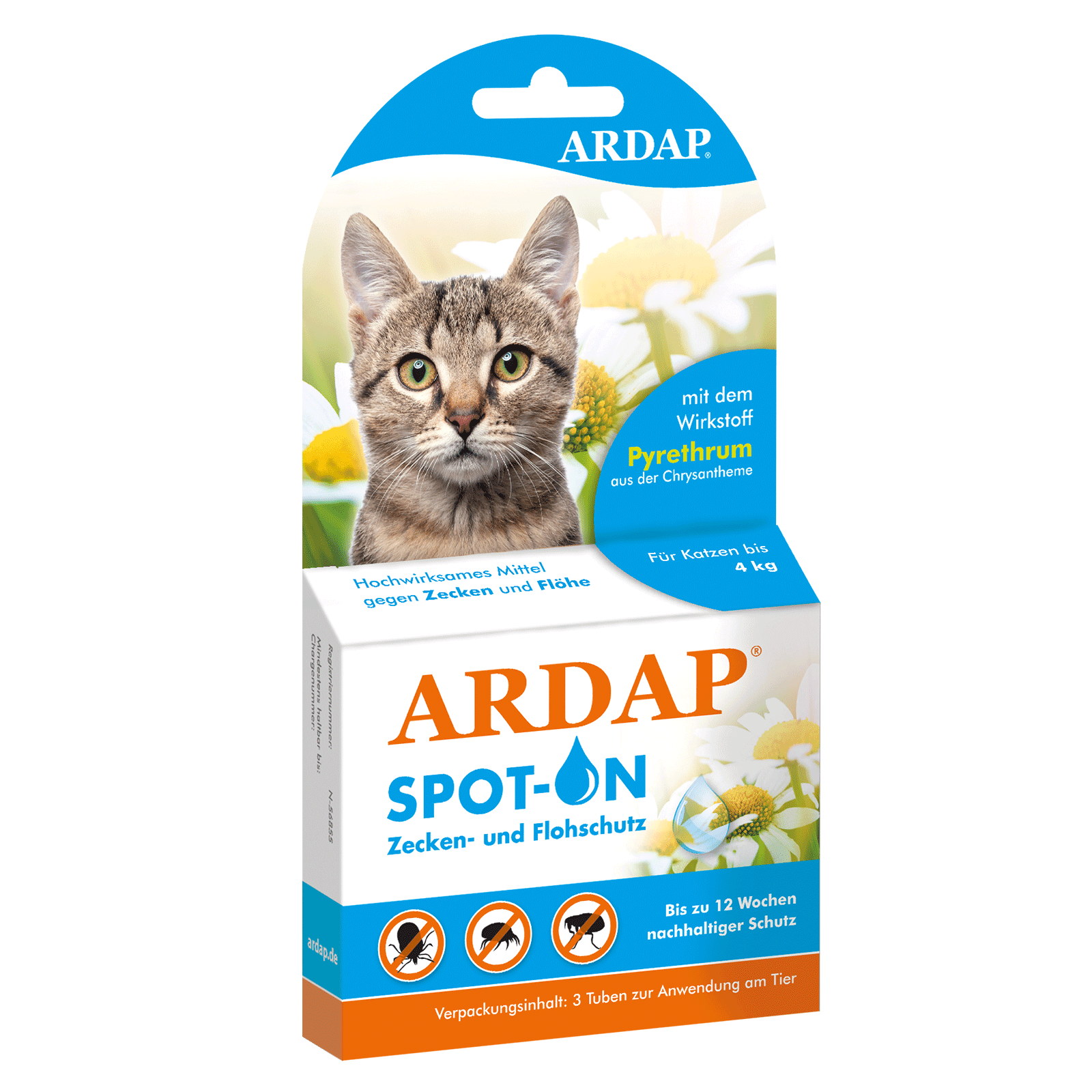 ardap-spot-on-f-r-katzen-3-tuben-bis-12-wochen-schutz image 2