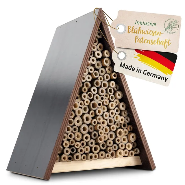 gardigo-tier-haus-bienenhotel-insektenhotel-bambus-wetterfest image 1