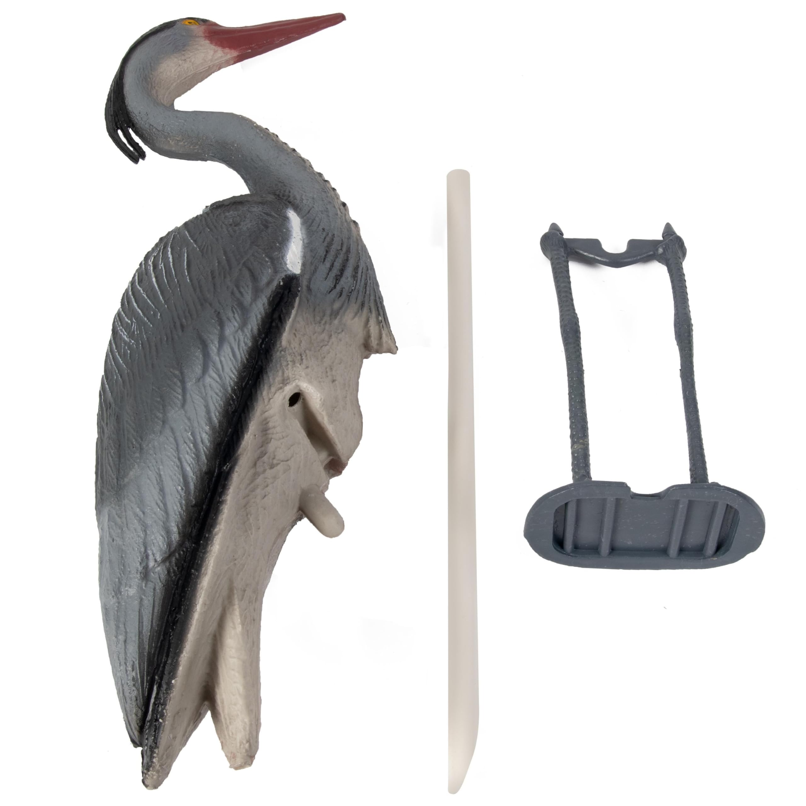 gardigo-vogel-frei-fischreiher-figur-teichdeko-mit-erdspie image 3