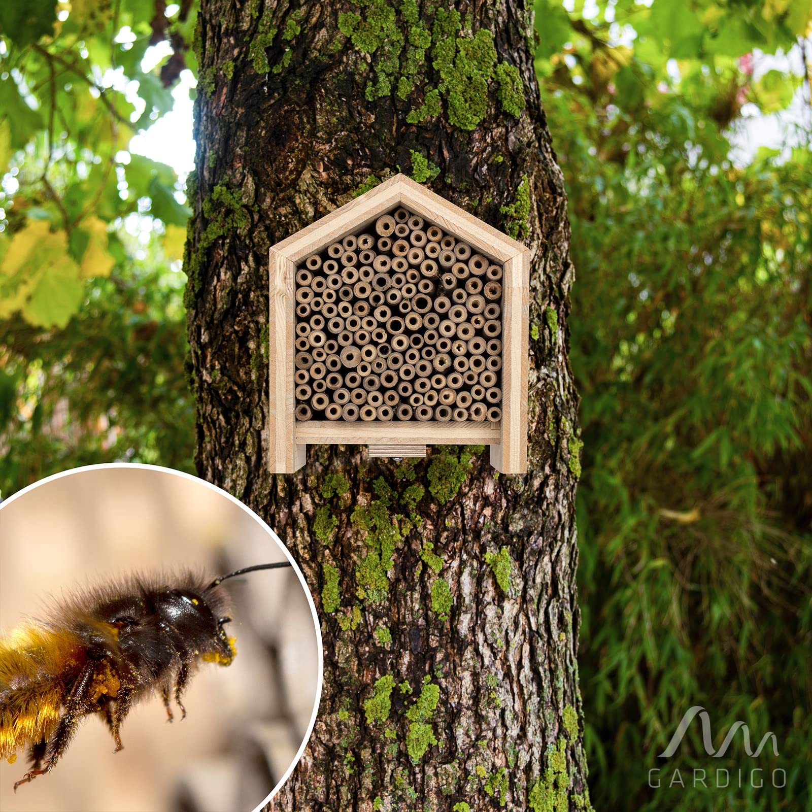 gardigo-tier-haus-bienenhotel-massivholz-mit-bambus-nisthilfe image 5