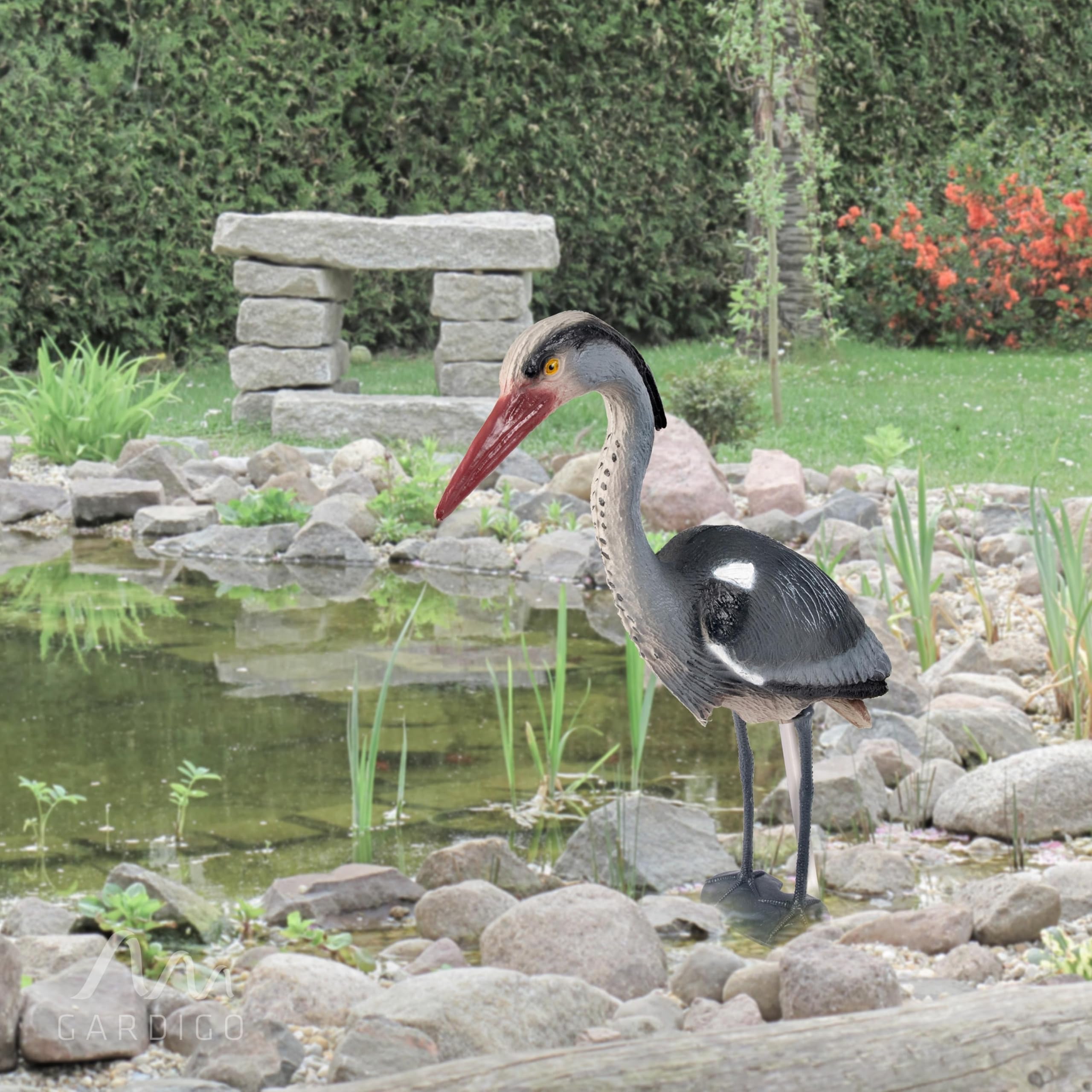 gardigo-vogel-frei-fischreiher-figur-teichdeko-mit-erdspie image 4