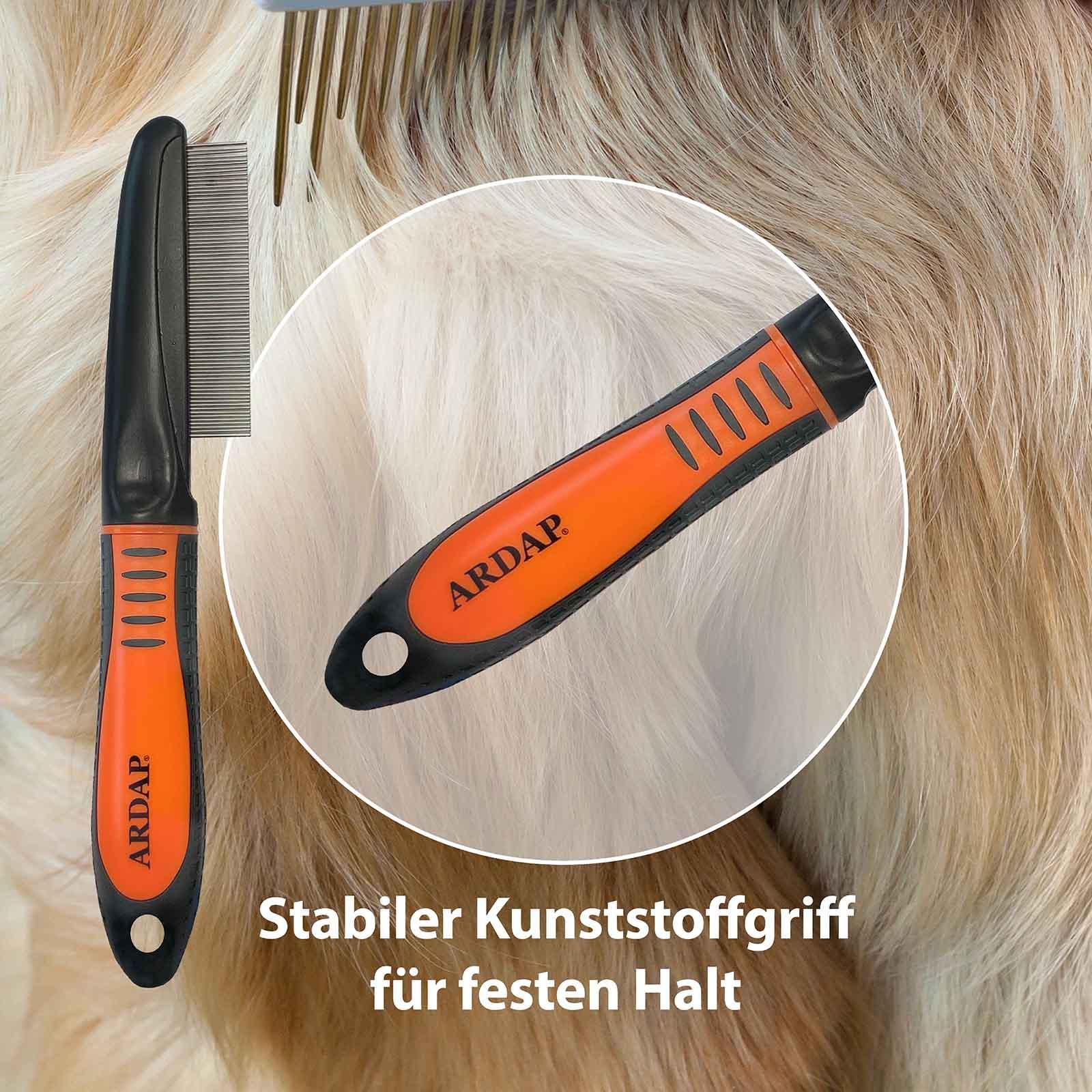 ardap-floh-und-staubkamm-f-r-hunde-und-katzen-fellpflege image 2