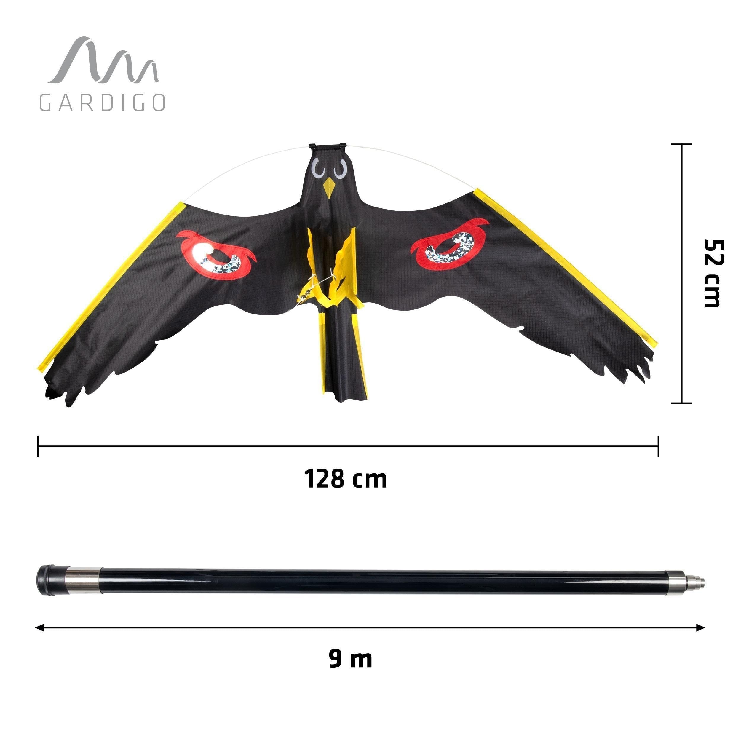 gardigo-vogel-frei-vogelscheuche-drachen-9-m-teleskopstange image 3