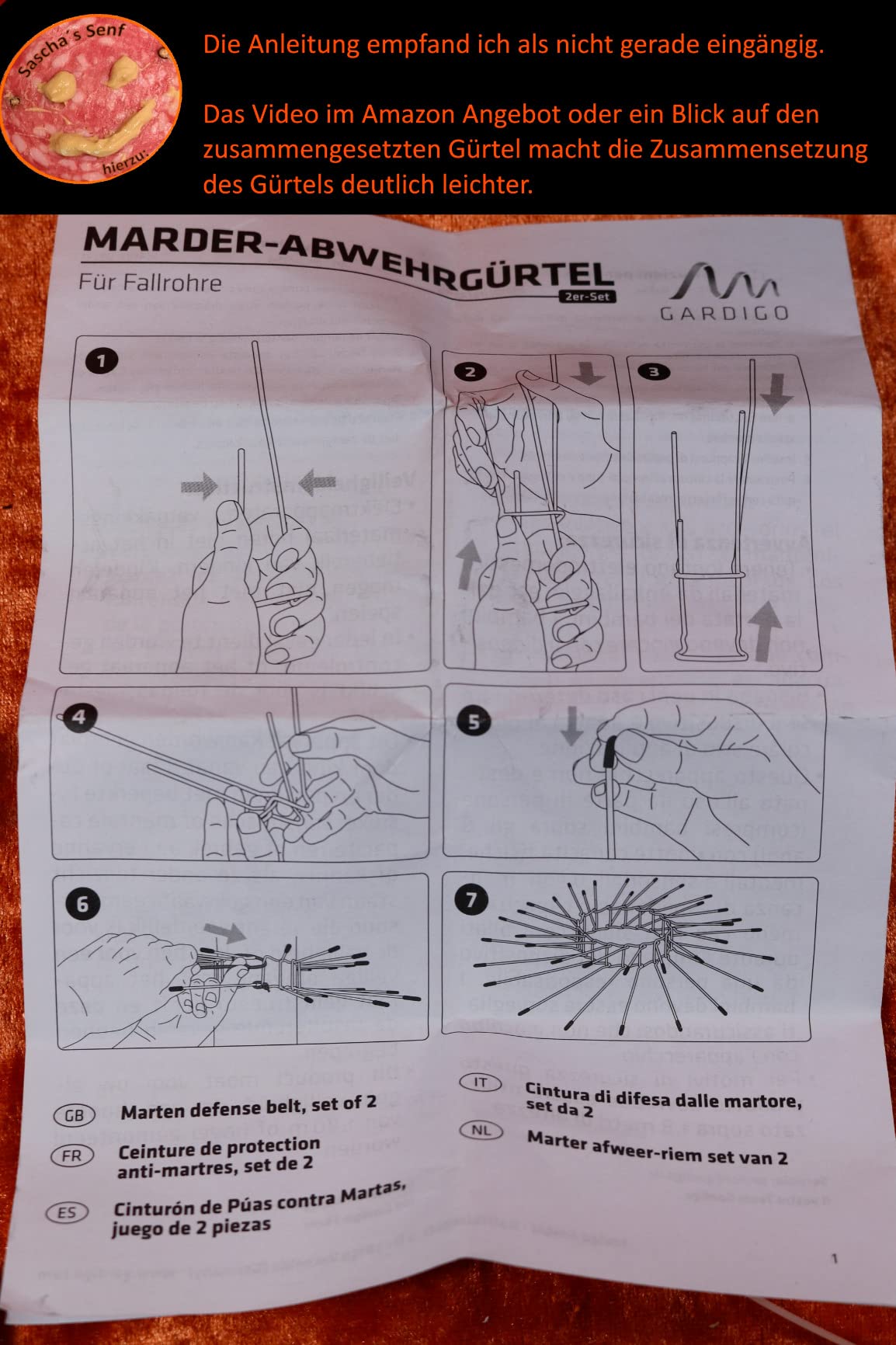Solide Verarbeitung