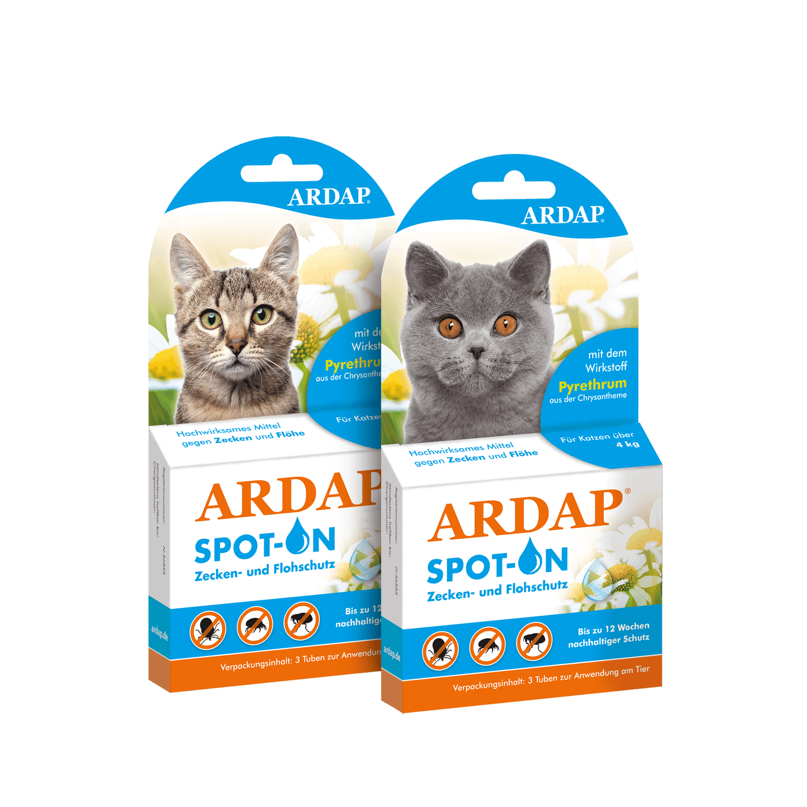 ardap-spot-on-f-r-katzen-3-tuben-bis-12-wochen-schutz image 1