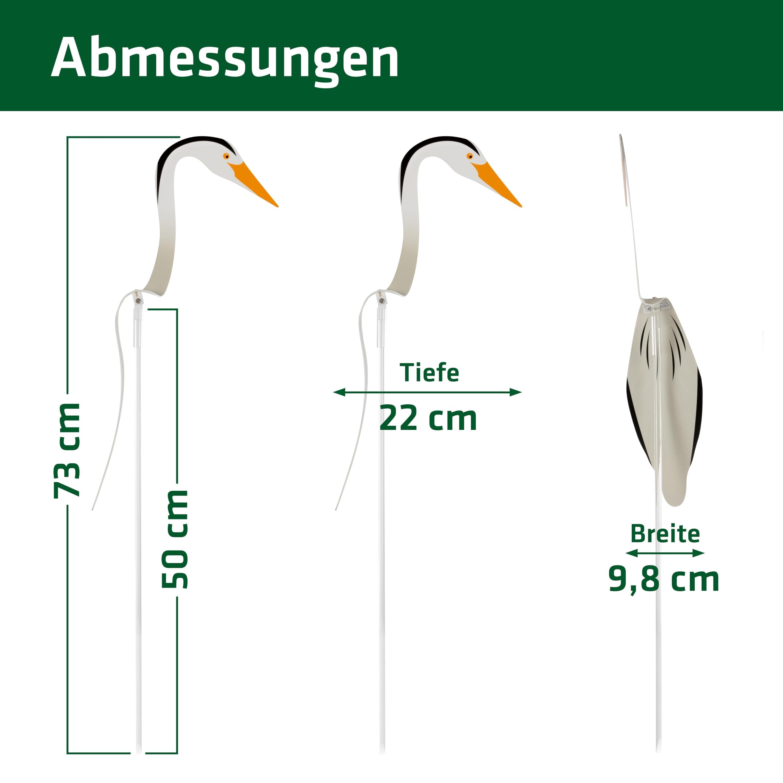 gardigo-vogel-frei-fischreiher-abwehr-twist-gartenfigur-2er-set-beweglich image 5