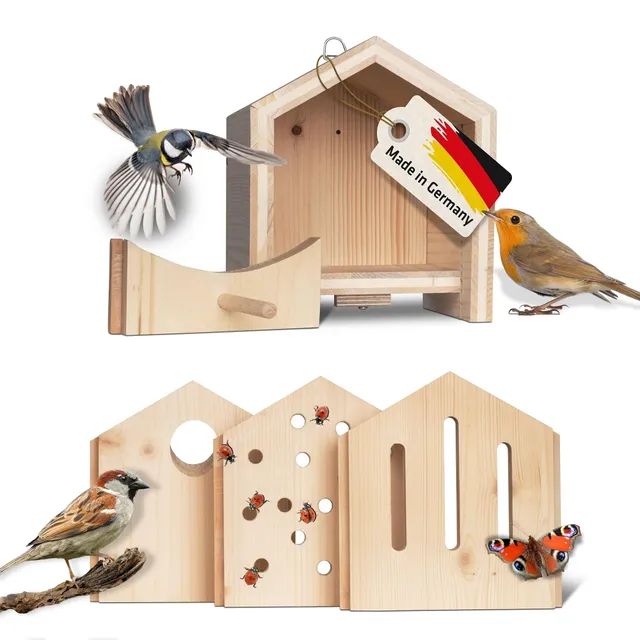 gardigo-tier-haus-nistkasten-vogelhaus-insektenhotel-holz image 1