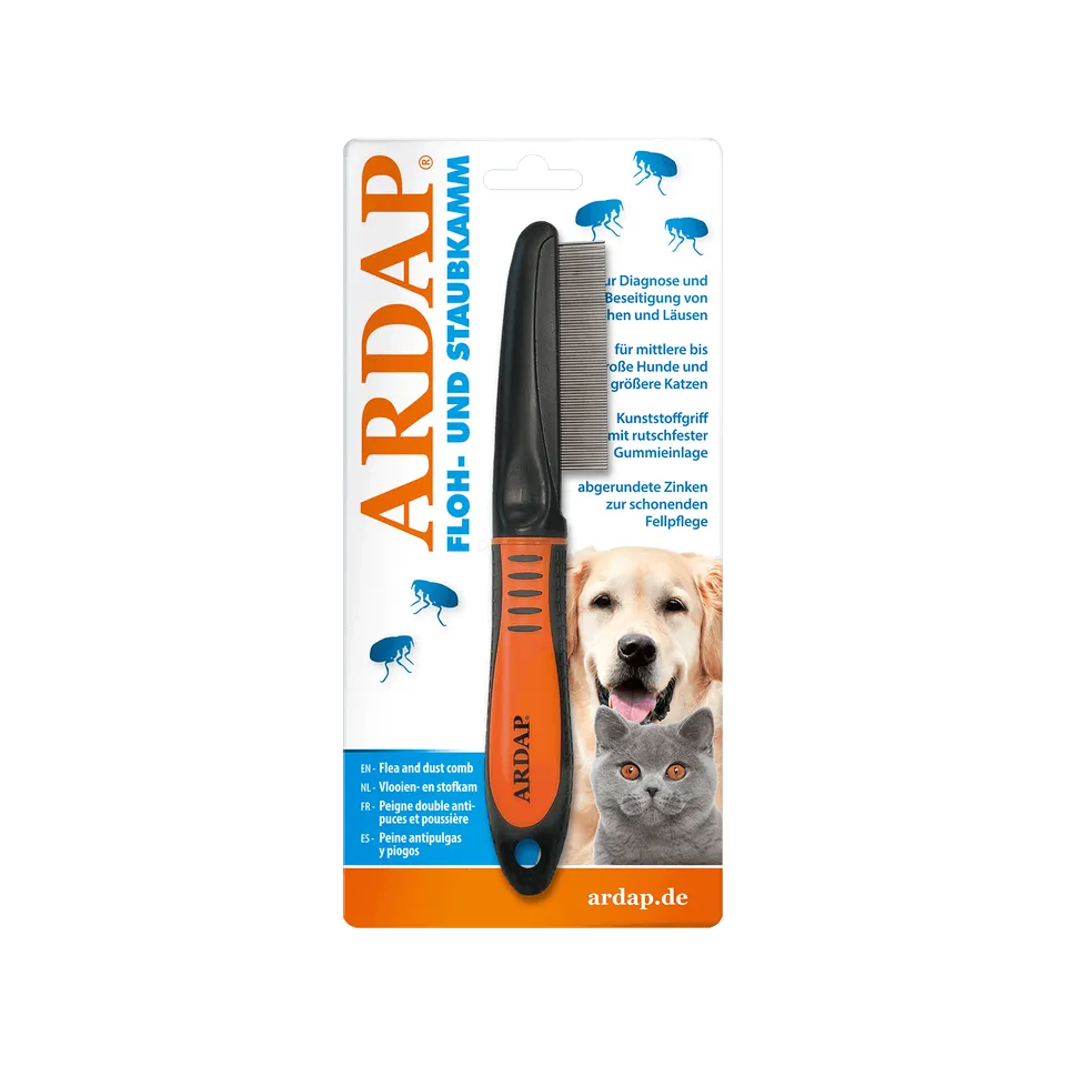ardap-floh-und-staubkamm-f-r-hunde-und-katzen-fellpflege image 1