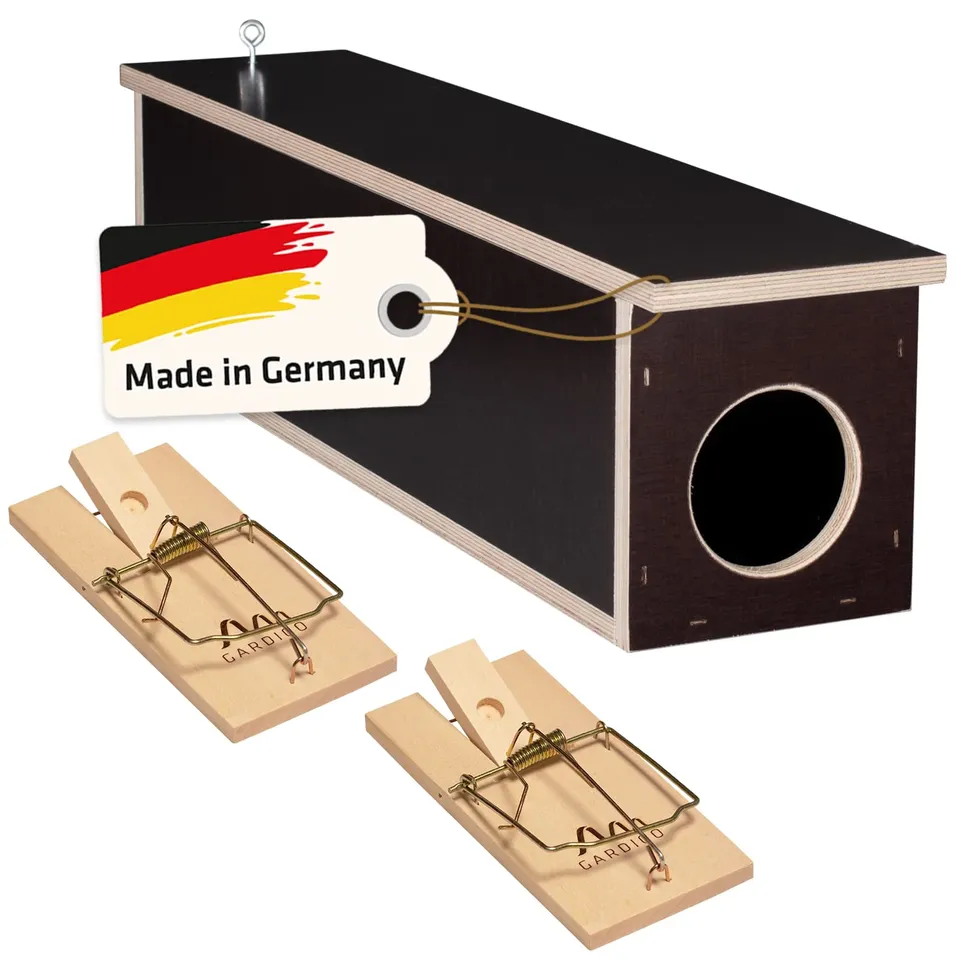 gardigo-m-use-feind-rattenfallen-box-holz-mit-2-fallen image 1