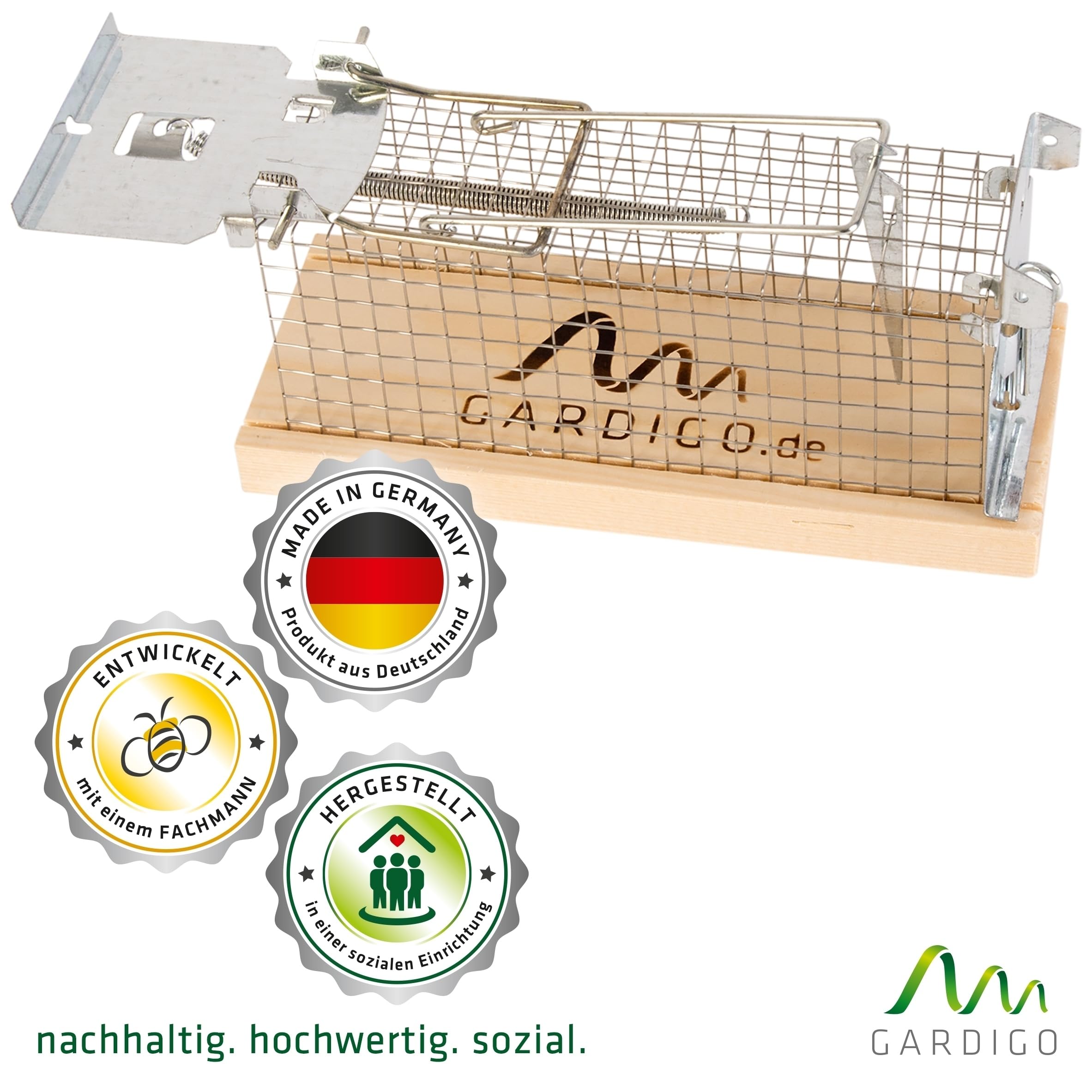 gardigo-m-use-feind-mausefalle-lebend-holz-4er-set-metallgitter image 7